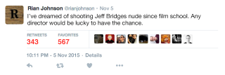 Illustration for article titled Taking A Stand: Jeff Bridges Has Announced That He Will Only Perform Nude Scenes From Now On